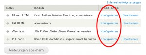 drupal textformate